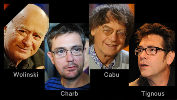 Wolinski, Charb, Cabu, Tignous